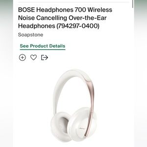 Bose noise canceling headphones 700